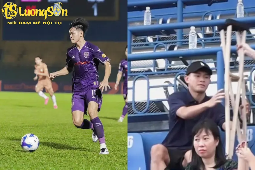Vĩ Hào dính chấn thương nặng trong buổi tập trước trận gặp Ninh Bình